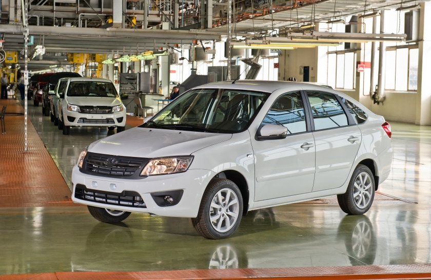 LADA Granta liftback - производство стартовало в Тольятти.